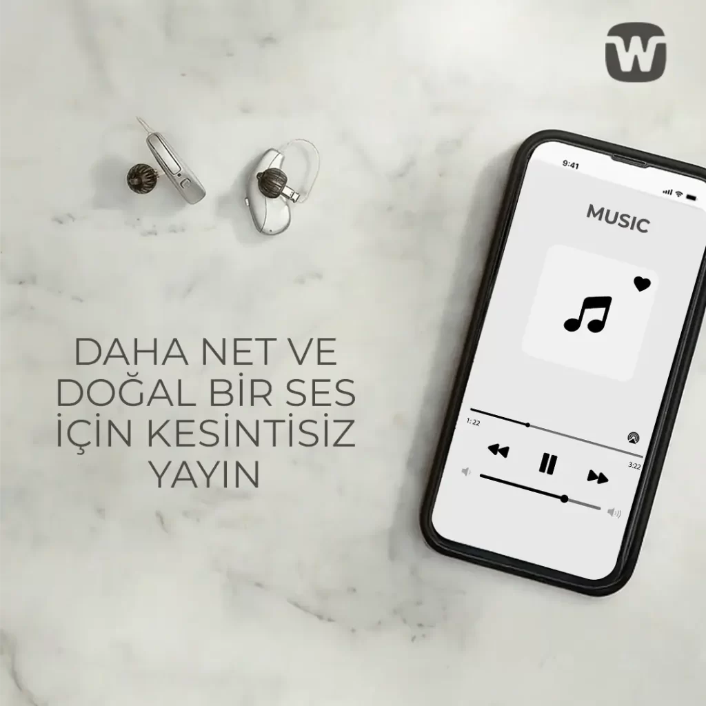 Widex Bluetooth Kesintisiz Ses Aktarımı