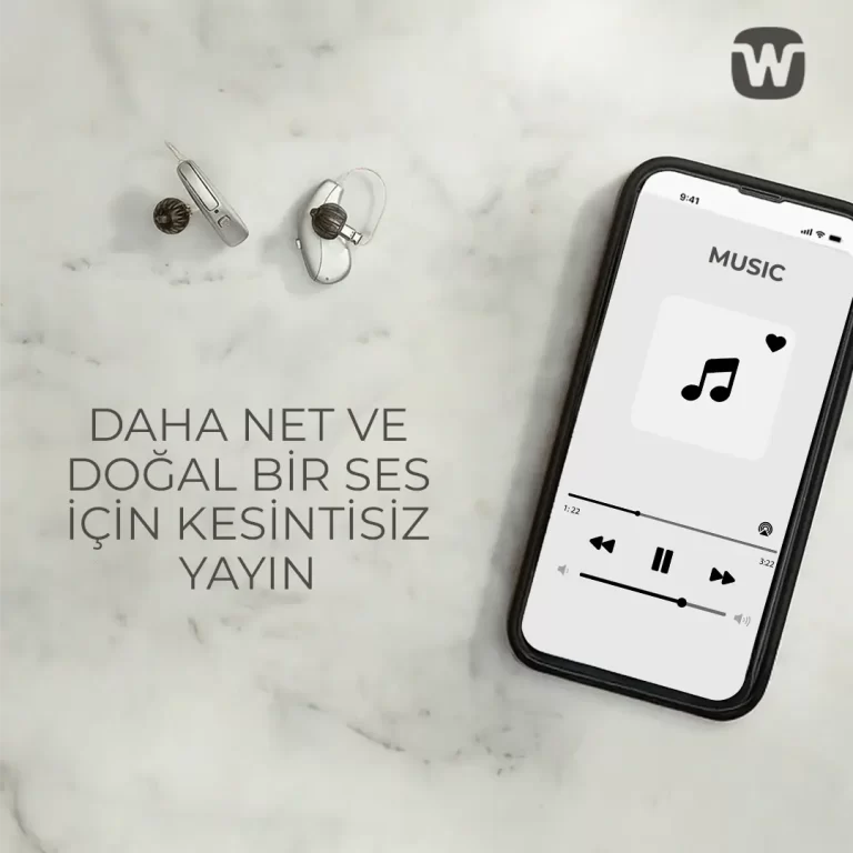 Widex Bluetooth Kesintisiz Ses Aktarımı