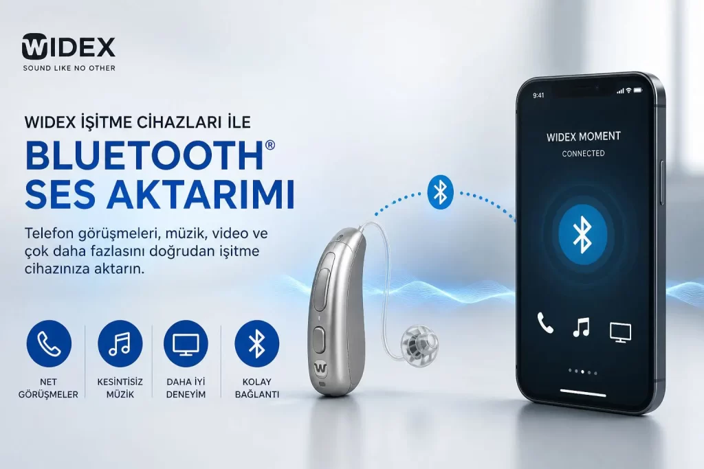 Widex Bluetooth Ses Aktarımı