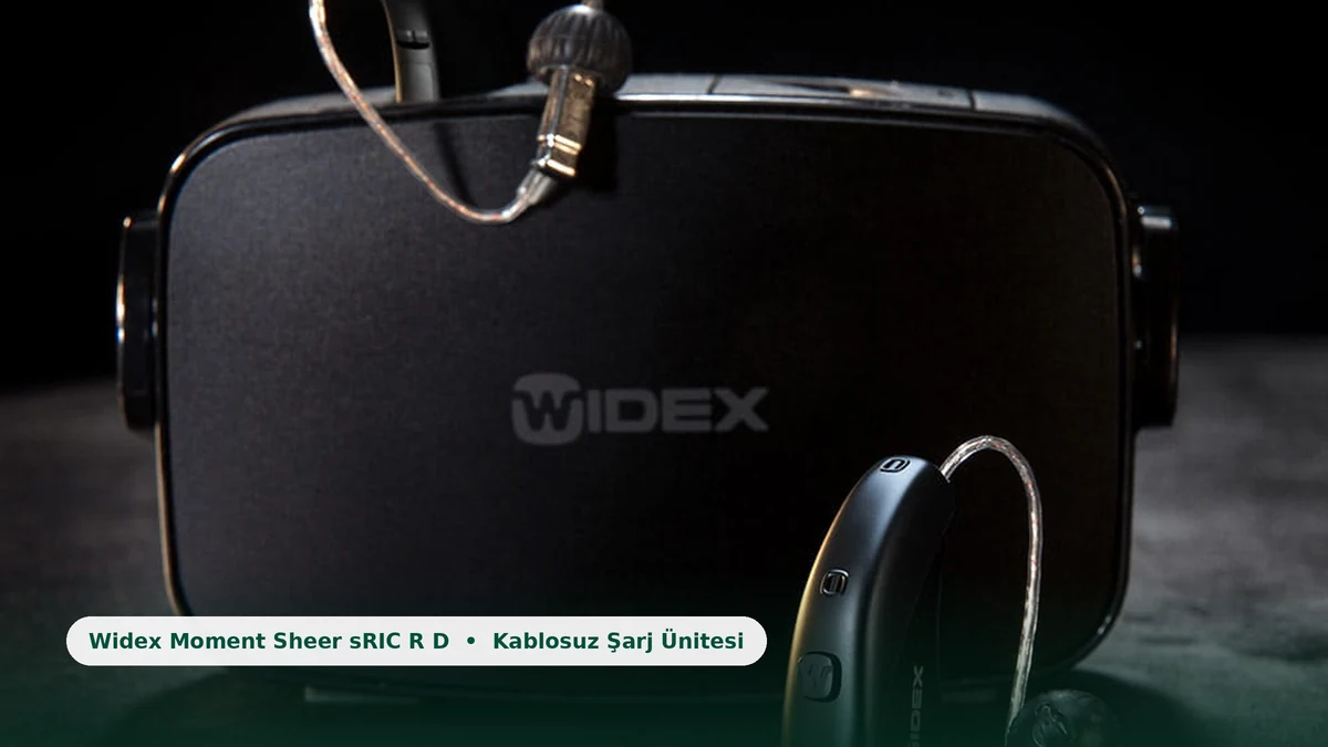 Widex Moment Sheer sRIC R D kablosuz şarj ünitesi